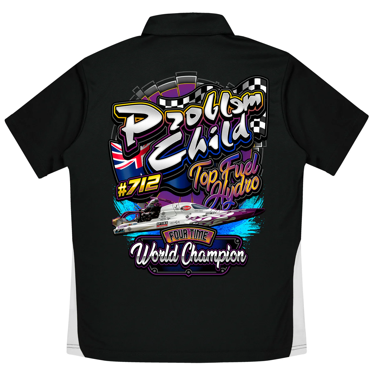 Problem Child Top Fuel Hydro Men's Polo